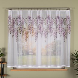 WISTERIA Firanka żakardowa 023426, wys. 160cm, kolor biały D00309/000/001/000160/1