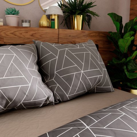 ZEFIRA Komplet pościeli z bawełny satynowej 160x200cm 100107/SAT/000/160200/1