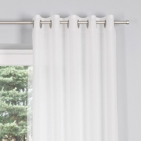 BASIC Zasłona gotowa na przelotkach, 300x145cm, kolor 010 biały TD0005/ZGP/010/145300/1