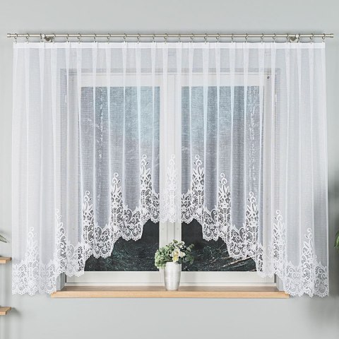BERENIKA Firanka żakardowa gotowa, 160x430cm, kolor biały 004304/FBL/001/430160/1