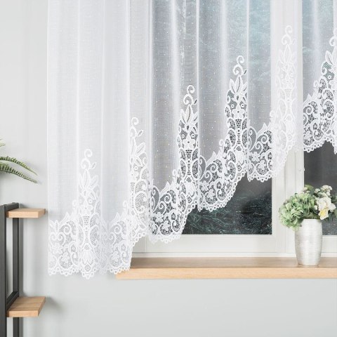 BERENIKA Firanka żakardowa gotowa, 160x430cm, kolor biały 004304/FBL/001/430160/1
