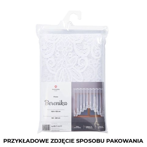 BERENIKA Firanka żakardowa gotowa, 160x430cm, kolor biały 004304/FBL/001/430160/1