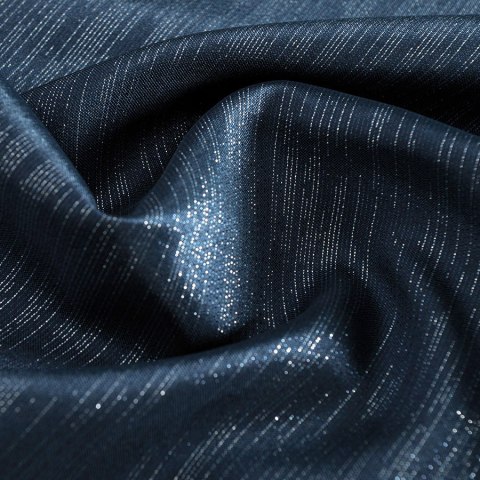 EMMA Poszewka dekoracyjna, rozmiar 40x40, kolor 005 granatowy z lurexem 004768/POP/005/040040/1