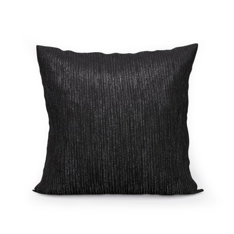 EMMA Poszewka dekoracyjna, rozmiar 40x40, kolor 007 czarny z lurexem 004768/POP/007/040040/1