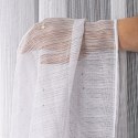 Firanka fantazyja z cekinami i z ołowianką, wys. 300cm, kolor biały 001290/OLO/001/000300/1