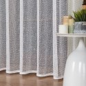 Firanka fantazyjna siatka z puszystymi przeszyciami, wys. 280cm, kolor biały 006050/000/001/000280/1
