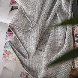 Firanka fantazyjna z ołowianką, wys. 300cm, kolor 010 szary 001832/OLO/010/000300/1