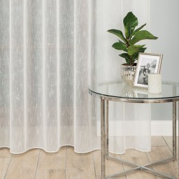 Firanka fantazyjna z ołowianką, wys. 300cm, kolor 012 kremowy 003579/OLO/012/000300/1