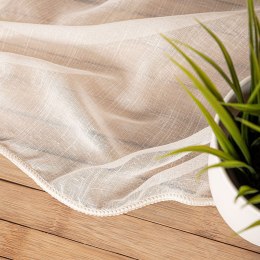 Firanka fantazyjna z ołowianką, wys. 300cm, kolor 012 kremowy 015597/OLO/012/000300/1