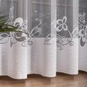 Firanka żakardowa ze wzorem na samym dole, wys. 250cm, kolor biały 107199/000/001/000250/1