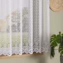 Firanka żakardowa ze wzorem po całości, wys.160cm, kolor biały 004411/000/001/000160/1