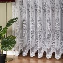 Firanka żakardowa ze wzorem po całości, wys. 250cm, kolor biały 361350/000/001/000250/1