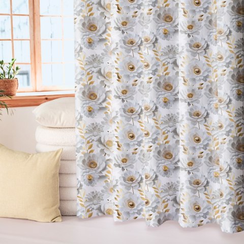 GOLDENIA Tkanina dekoracyjna NINA WODOODPORNA, szer. 160cm, kolor biały D00315/NIW/001/160000/1