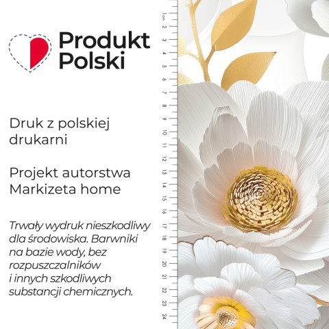 GOLDENIA Tkanina dekoracyjna NINA WODOODPORNA, szer. 160cm, kolor biały D00315/NIW/001/160000/1