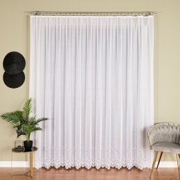 JAGODA Firanka żakardowa gotowa, 250x400 cm, kolor biały 018534/FBP/001/400250/1