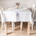 LAWENDOWA POLANA Obrus z haftem, 140x180cm, kolor biały 291771/KSP/001/140180/1