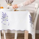 LAWENDOWA POLANA Obrus z haftem, 140x220cm kolor biały 291771/KSP/001/140220/1