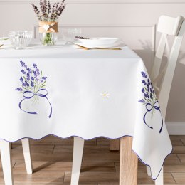 LAWENDOWA POLANA Obrus z haftem, 140x240cm, kolor biały 291771/KSP/001/140240/1