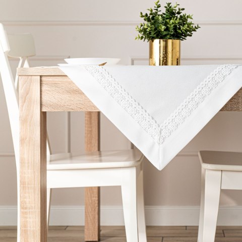 MODENA Serweta z gipiurą, 85x85cm, kolor biały 202725/KSP/L01/085085/1