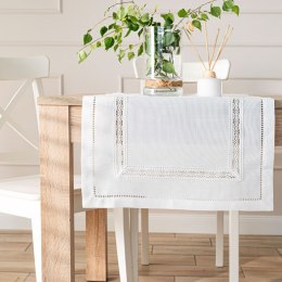 SELVIA Bieżnik z gipiurą, 38cmx140cm, kolor biały 250200/KSP/L01/038140/1