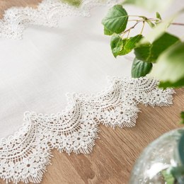 SERENA Bieżnik z gipiurą, 38cmx140cm, kolor biały 202531/KSP/001/038140/1