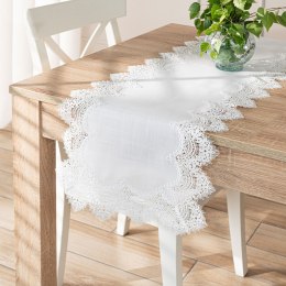 SERENA Bieżnik z gipiurą, 60cmx120cm, kolor biały 202531/KSP/001/060120/1