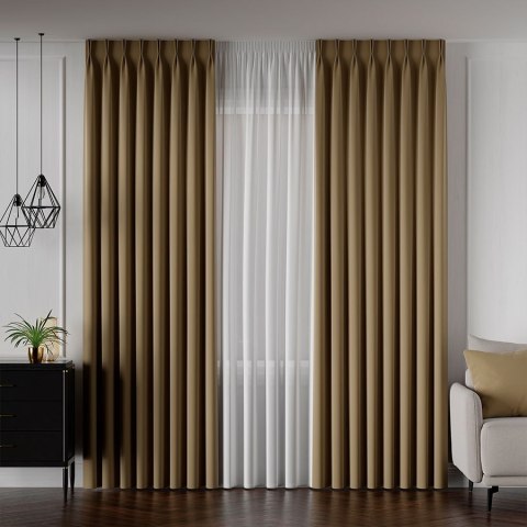 SERINA Tkanina dekoracyjna, wys. 300cm, kolor 028 ciepły beżowy 318744/TDP/028/000300/1