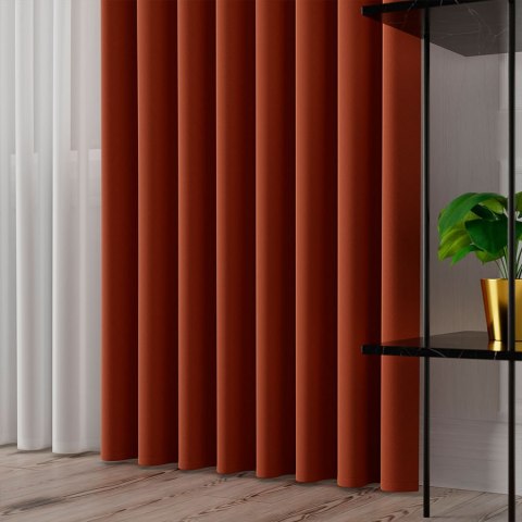 SERINA Tkanina dekoracyjna, wys. 300cm, kolor 036 ceglasty 318744/TDP/036/000300/1