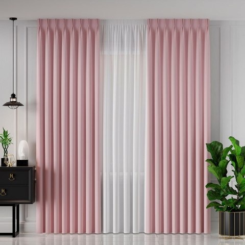 SERINA Tkanina dekoracyjna, wys. 300cm, kolor 043 jasny pudrowy róż 318744/TDP/043/000300/1