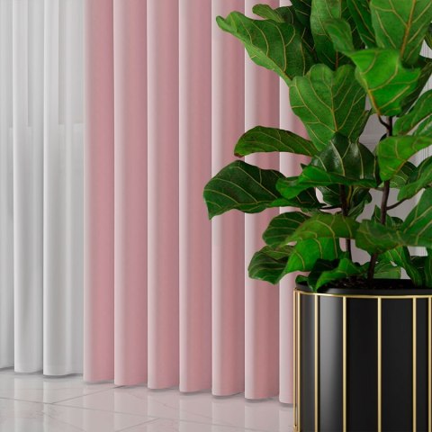 SERINA Tkanina dekoracyjna, wys. 300cm, kolor 043 jasny pudrowy róż 318744/TDP/043/000300/1