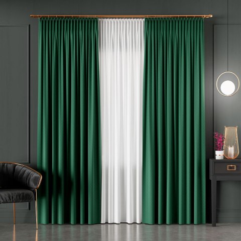 SERINA Tkanina dekoracyjna, wys. 300cm, kolor 065 zielony 318744/TDP/065/000300/1