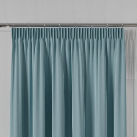 SERINA Tkanina dekoracyjna, wys. 300cm, kolor 081 ciepły niebieski 318744/TDP/081/000300/1