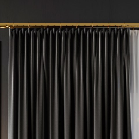 SERINA Tkanina dekoracyjna, wys. 300cm, kolor 085 ciemny szary 318744/TDP/085/000300/1