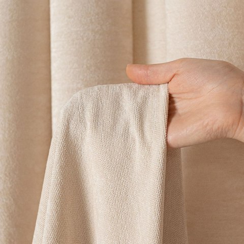 SOFT Zasłona gotowa na przelotkach, 140x260cm, kolor 001 kremowy TD0035/ZGP/001/140260/1