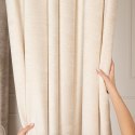 SOFT Zasłona gotowa na przelotkach, 140x260cm, kolor 001 kremowy TD0035/ZGP/001/140260/1