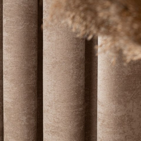 SOFT Zasłona gotowa na przelotkach, 140x260cm, kolor 004 chłodny beżowy TD0035/ZGP/004/140260/1