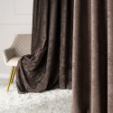 SOFT Zasłona gotowa na przelotkach, 140x260cm, kolor 009 ciemny chłodny brązowy TD0035/ZGP/009/140260/1