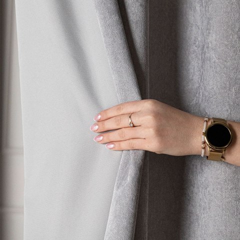 SOFT Zasłona gotowa na przelotkach, 140x260cm, kolor 022 jasny szary TD0035/ZGP/022/140260/1