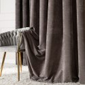 SOFT Zasłona gotowa na przelotkach, 140x260cm, kolor 025 szarobrązowy TD0035/ZGP/025/140260/1