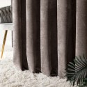 SOFT Zasłona gotowa na przelotkach, 140x260cm, kolor 025 szarobrązowy TD0035/ZGP/025/140260/1