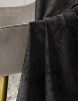 SOFT Zasłona gotowa na przelotkach, 140x260cm, kolor 028 czarny TD0035/ZGP/028/140260/1