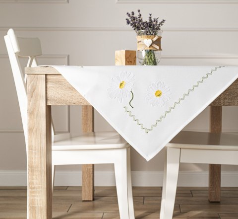 SUMMER Serweta z haftem, 85x85cm, kolor biały 192037/KSP/L01/085085/1