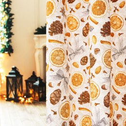 ŚWIĘTA 049 Tkanina dekoracyjna świąteczna, typu TZ7030, szer. 140cm TZ0049/TDM/001/140000/1