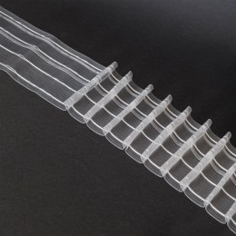 Taśma OŁÓWEK 1:2, szer.10cm,  transparentna z białym sznurkiem, FM100-21-1C3 TASMAA/Z28/200/010000/1