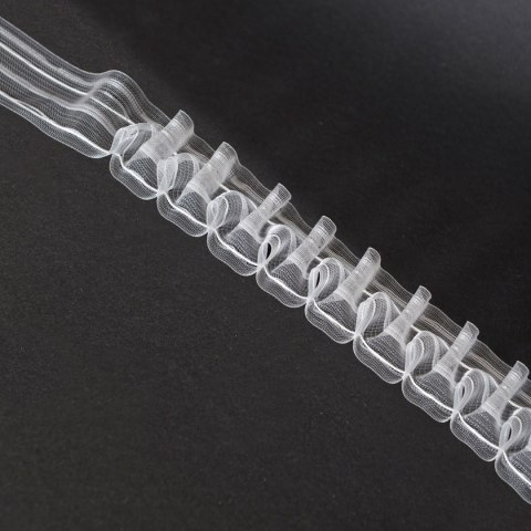 Taśma SMOK 1:2,5, szer. 5cm, transparentna z białym sznurkiem FM050-2S-1C3 TASMAA/Z3Z/250/005000/1