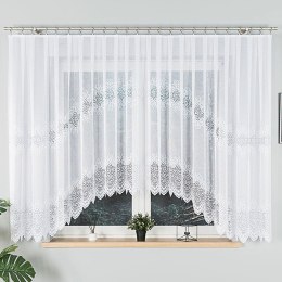 VIOLETTA Firanka żakardowa gotowa, 160x420cm, kolor biały 001539/FBL/001/420160/1