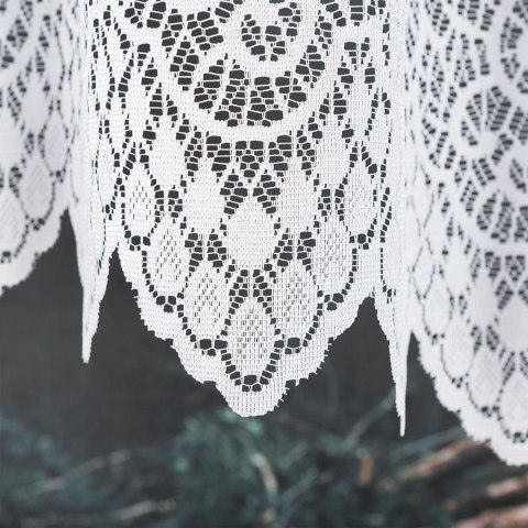 VIOLETTA Firanka żakardowa gotowa, 160x420cm, kolor biały 001539/FBL/001/420160/1