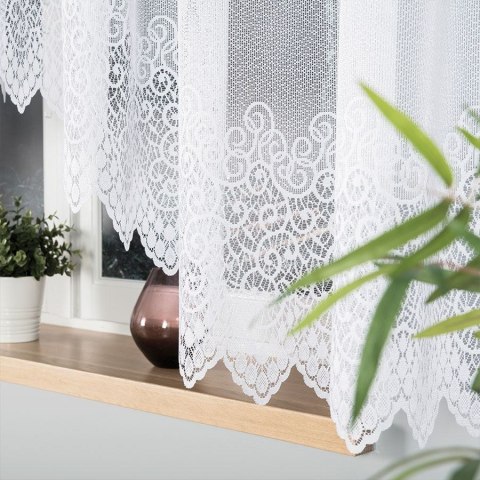 VIOLETTA Firanka żakardowa gotowa, 160x420cm, kolor biały 001539/FBL/001/420160/1