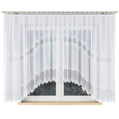 VIOLETTA Firanka żakardowa gotowa, 160x420cm, kolor biały 001539/FBL/001/420160/1