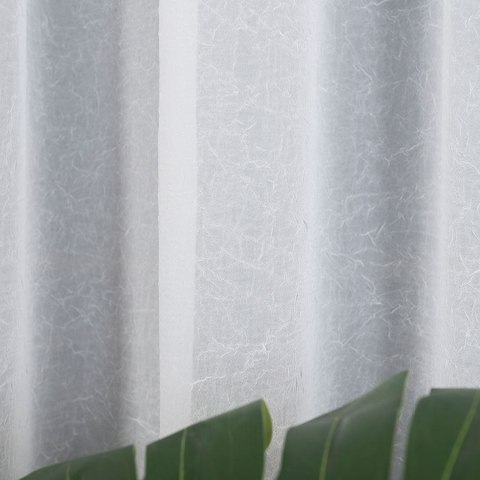 Woal kreszowany z ołowianką, wys. 270cm, kolor biały 002301/OLO/001/000270/1